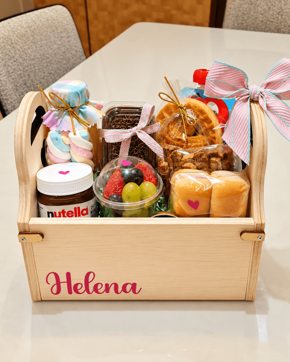 Cesta de Café da Manhã Personalizada Helena